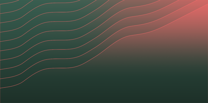 Why Streaming Services Stall After Launch. green background with grapefruit coloured stroke graph going upwards