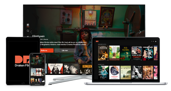 Multi-device streaming service Draken Film
