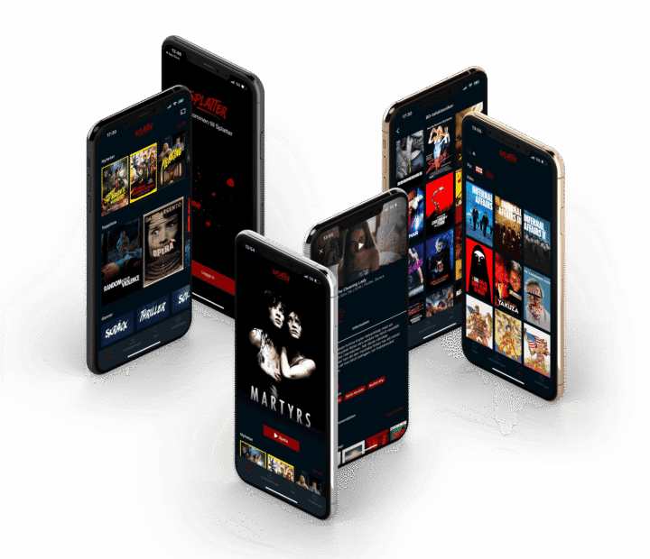 horror streaming service Splatter